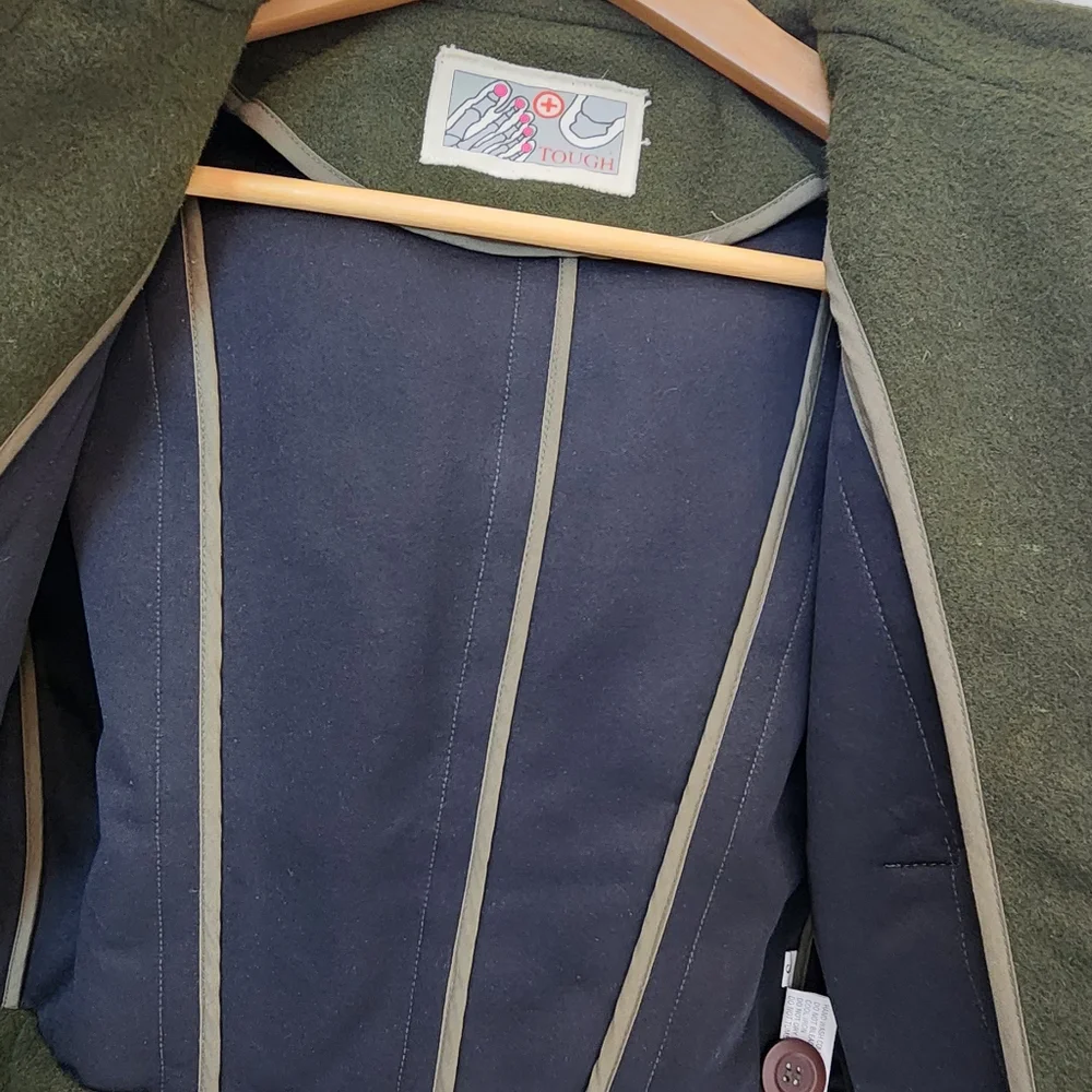 Military-inspired Wool Jacket Size S - Picture 6 of 7